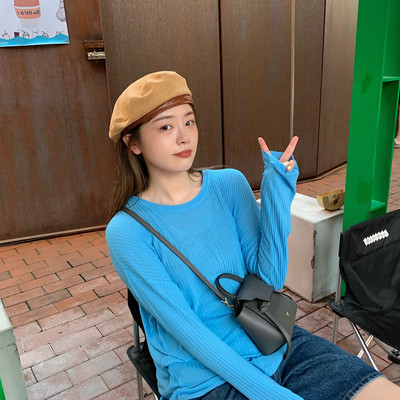 Γυναικείο μπερέ με στοιχεία από οικολογικό δέρμα