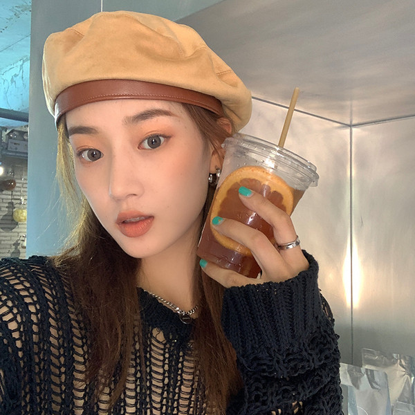 Új modell női sapka típusú beret-retro stílusú