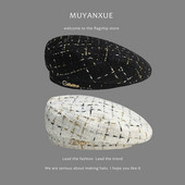 Stílusos női barett típusú sapka többféle modellben