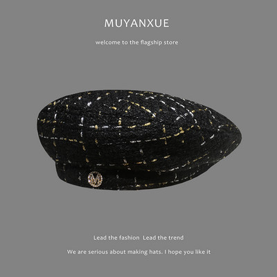 Stílusos női barett típusú sapka többféle modellben