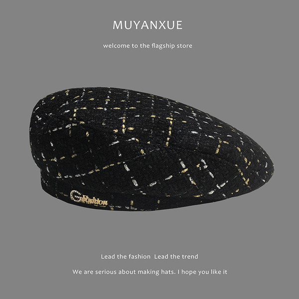 Stílusos női barett típusú sapka többféle modellben