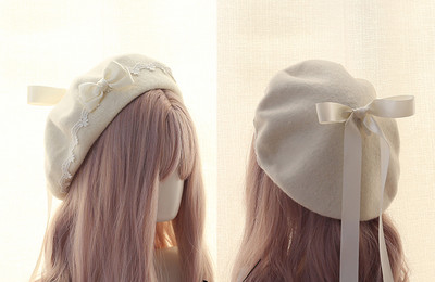 Novi model elegantne ženske kape s trakom