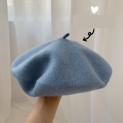 Őszi-téli gyapjú barett többféle színben