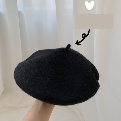 Őszi-téli gyapjú barett többféle színben