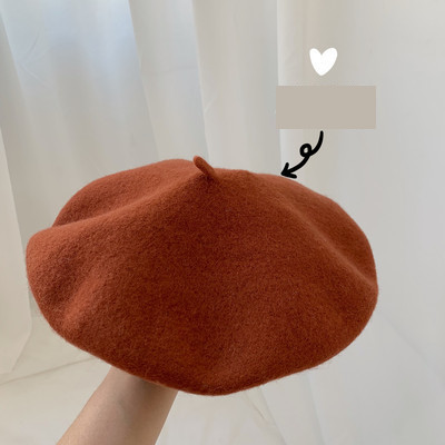 Őszi-téli gyapjú barett többféle színben