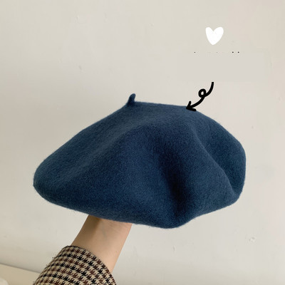 Őszi-téli gyapjú barett többféle színben