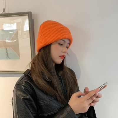 Téli kötött sapka - sima modell