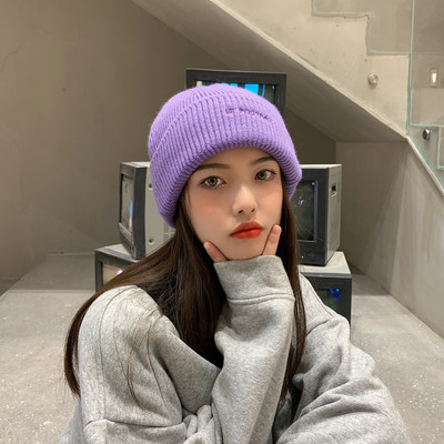 Téli kötött sapka - sima modell