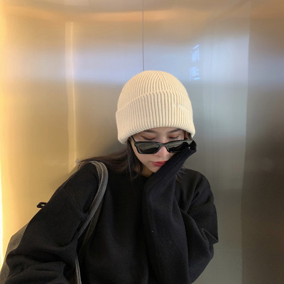 Téli kötött sapka - sima modell