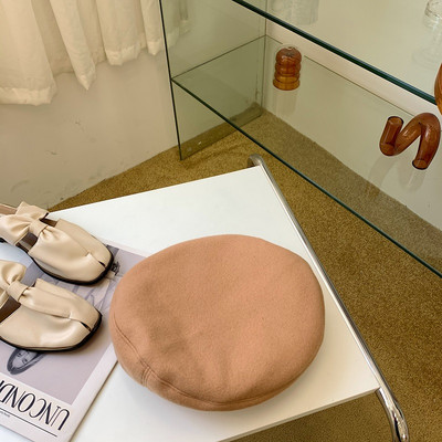 Aktuális női barett típusú sapka - sima modell