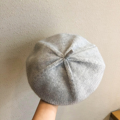 Κλασικό μοντέλο χειμερινό γυναικείο πλεκτό καπέλο τύπου μπερέ