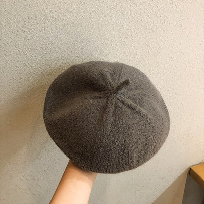 Κλασικό μοντέλο χειμερινό γυναικείο πλεκτό καπέλο τύπου μπερέ