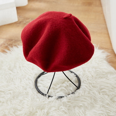 Téli alkalmi barett sapka