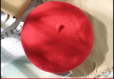 Őszi-téli gyapjú svájcisapka retro stílusban