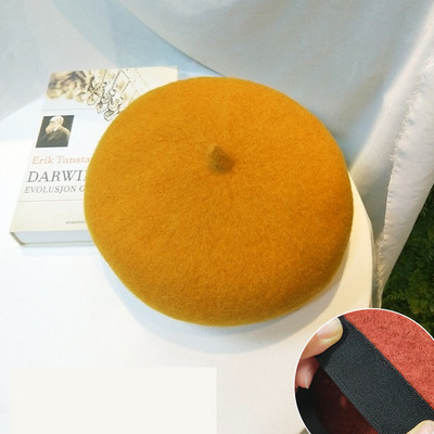 Őszi-téli gyapjú svájcisapka retro stílusban