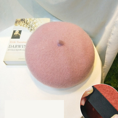 Őszi-téli gyapjú svájcisapka retro stílusban