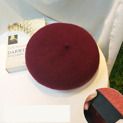 Őszi-téli gyapjú svájcisapka retro stílusban