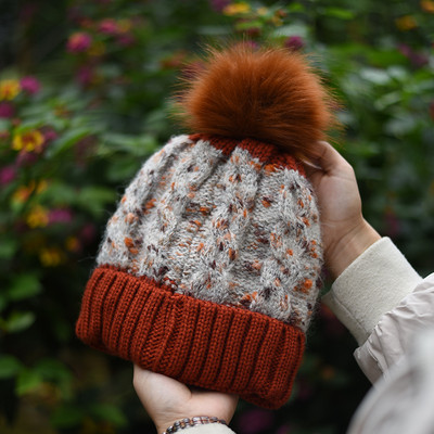 Γυναικείο χειμερινό καπέλο πλεκτό