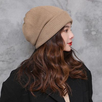 Női téli sapka - egyszínű