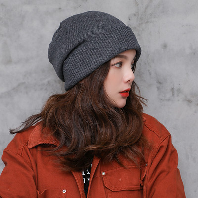 Női téli sapka - egyszínű