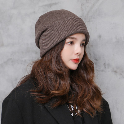 Női téli sapka - egyszínű