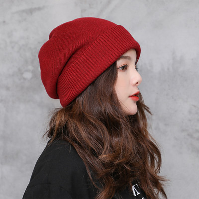 Női téli sapka - egyszínű