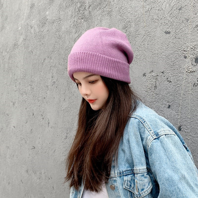 Női téli sapka - egyszínű