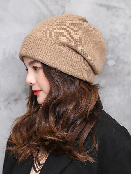 Női téli sapka - egyszínű