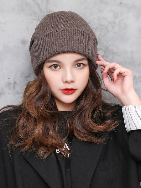 Női téli sapka - egyszínű