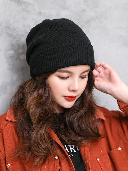 Női téli sapka - egyszínű