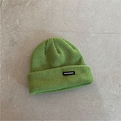 Πλεκτό καθημερινό καπέλο με έμβλημα