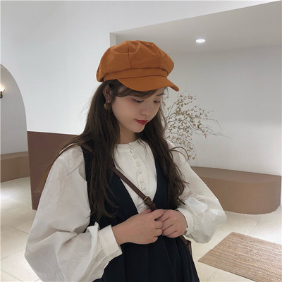 Υφασμάτινο καπέλο μπερέ ρετρό στυλ