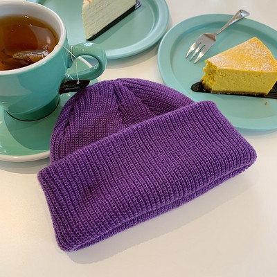 Kötött női alkalmi sapka