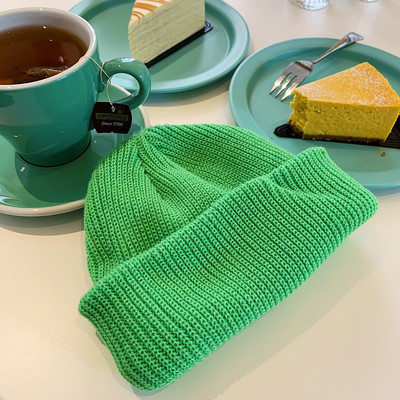 Kötött női alkalmi sapka