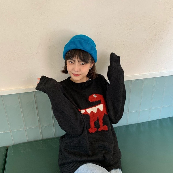 Kötött női alkalmi sapka