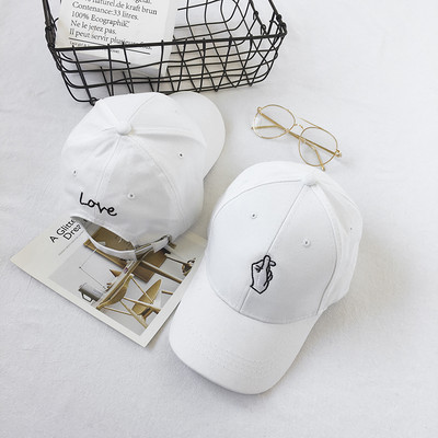 Női baseball sapka napellenzővel és felirattal