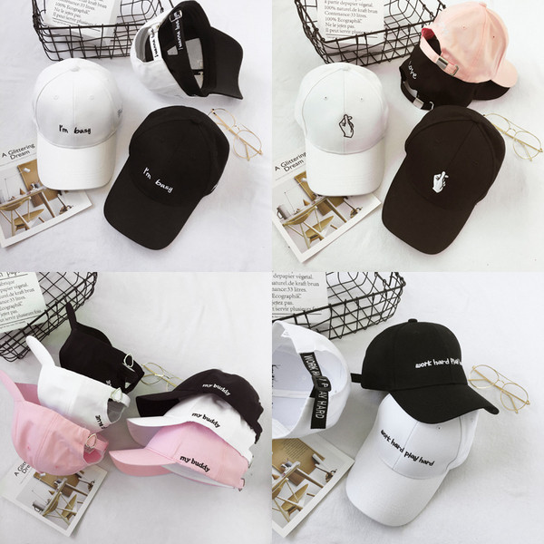 Női baseball sapka napellenzővel és felirattal