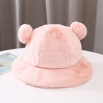 Plüss női sapka 3D elemekkel