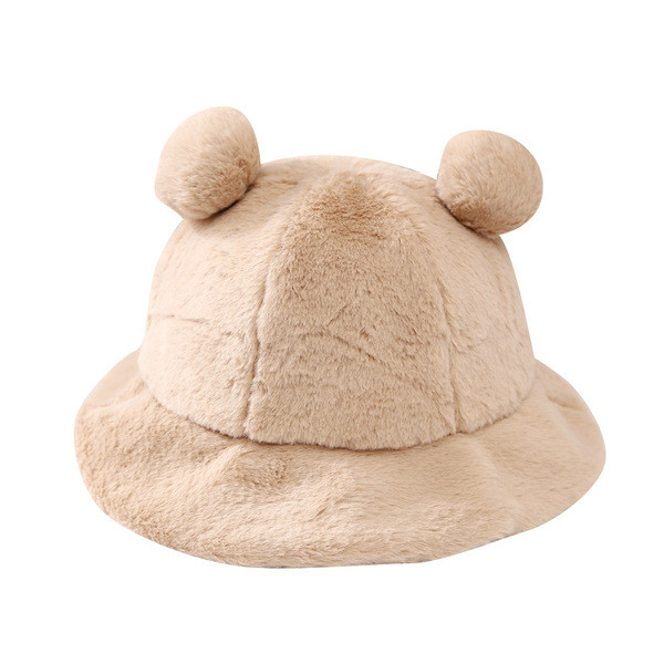 Plüss női sapka 3D elemekkel