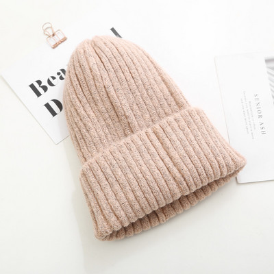 Kötött sapka sima mintás sok színben