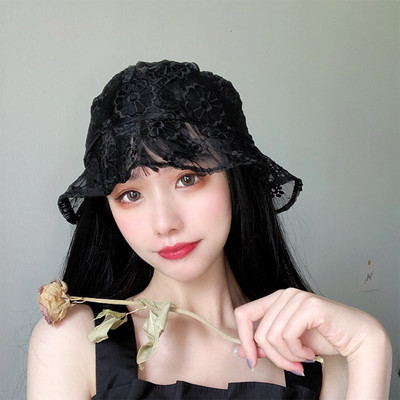 Γυναικείο καλοκαιρινό καπέλο με δαντέλα σε διάφορα μοντέλα