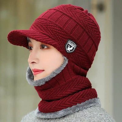 Téli kötött sapka pehellyel - többféle modell