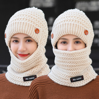 Téli kötött sapka pehellyel - többféle modell