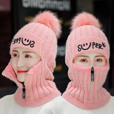 Téli kötött sapka pehellyel - többféle modell