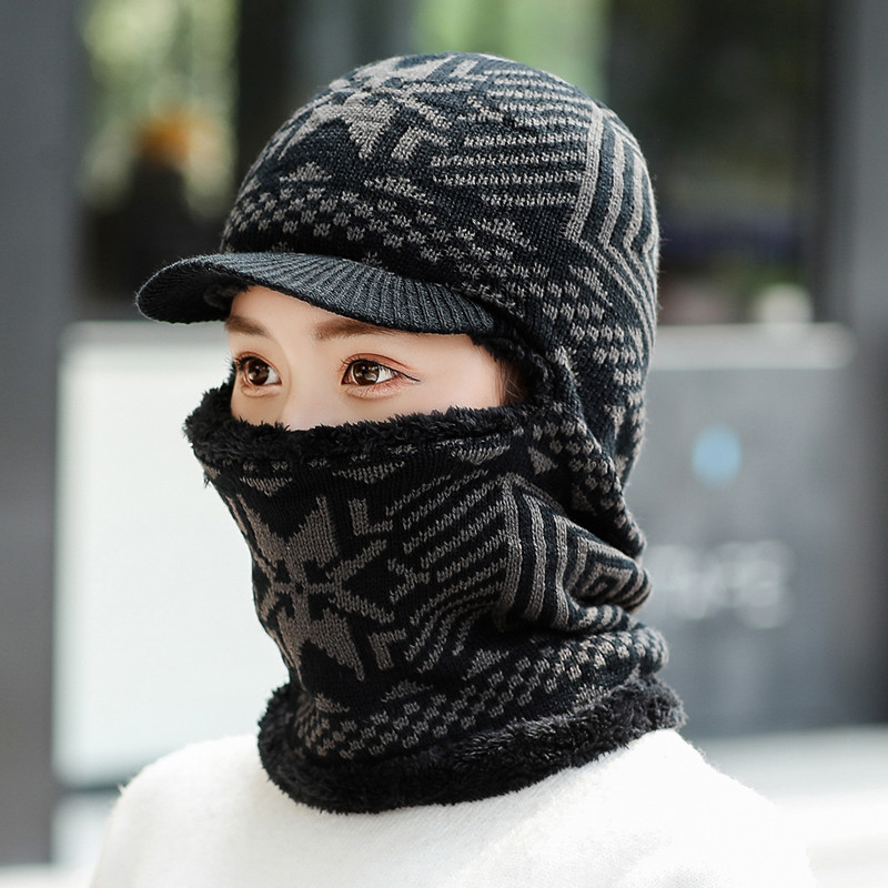 Téli kötött sapka pehellyel - többféle modell