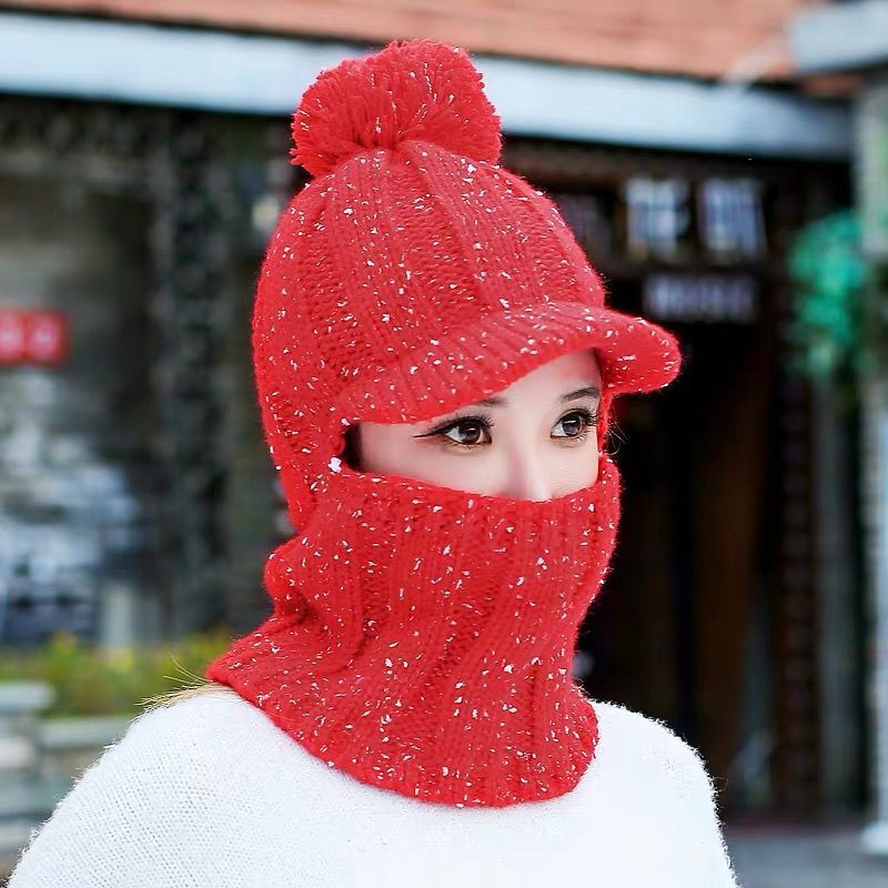 Téli kötött sapka pehellyel - többféle modell