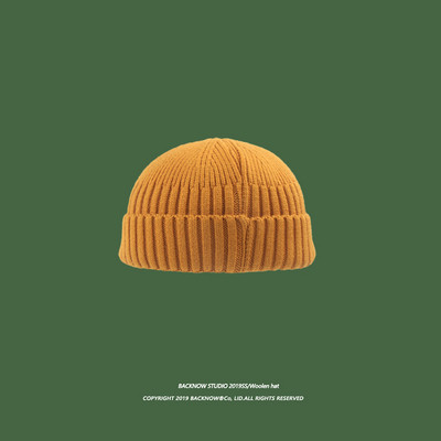 Πλεκτό γυναικείο καπέλο μονόχρωμο