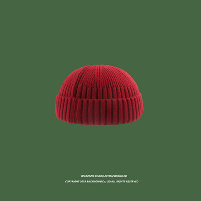 Πλεκτό γυναικείο καπέλο μονόχρωμο