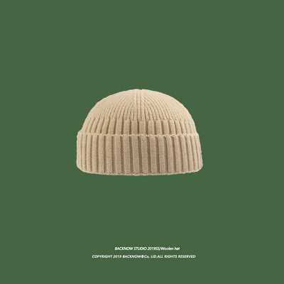 Πλεκτό γυναικείο καπέλο μονόχρωμο