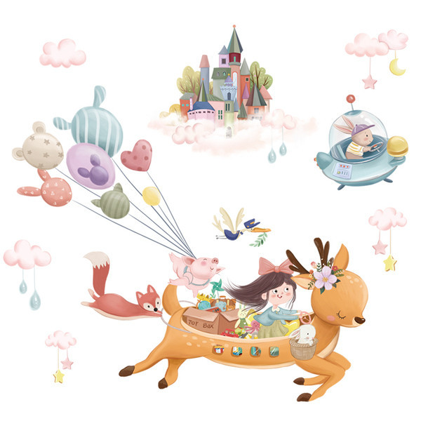 Lipni sienų apdaila vaikų kambariui